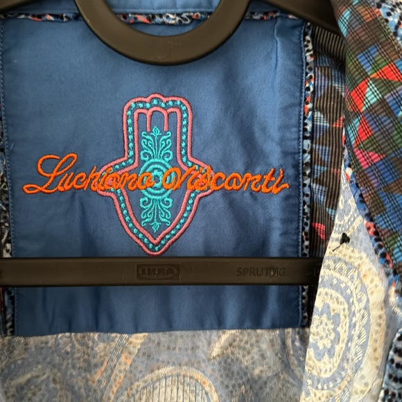 Luciano Visconti button shirt- size medium - Picture 2 of 3